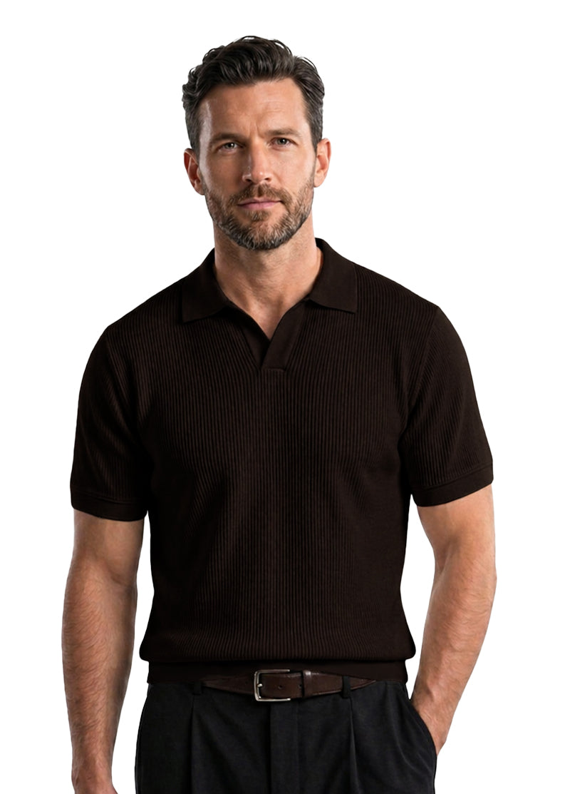 BROWN POLO SHIRT